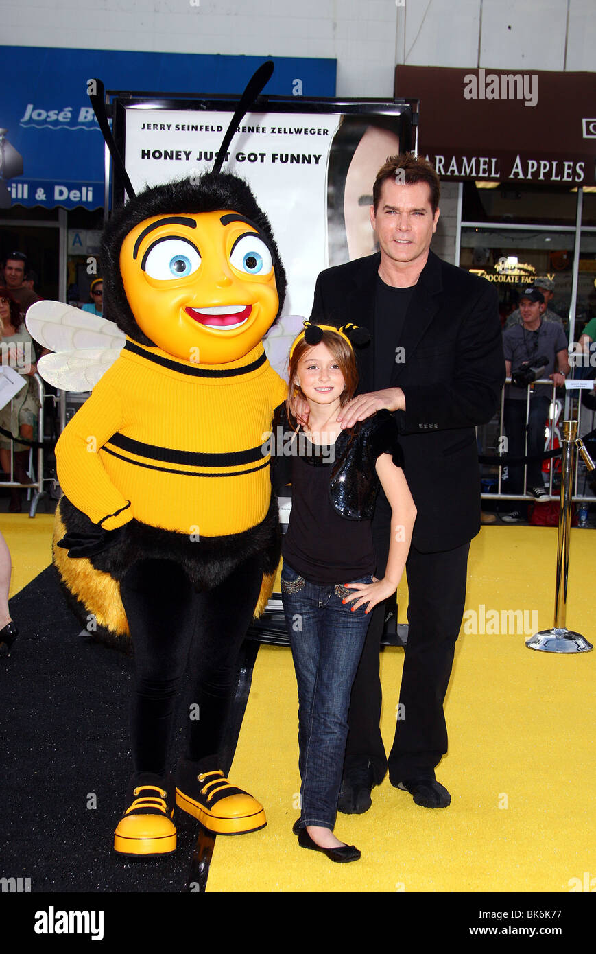 RAY LIOTTA & KARSEN LIOTTA BEE MOVIE LOS ANGELES PREMIERE WESTWOOD LOS ANGELES STATI UNITI D'AMERICA 28 Ottobre 2007 Foto Stock