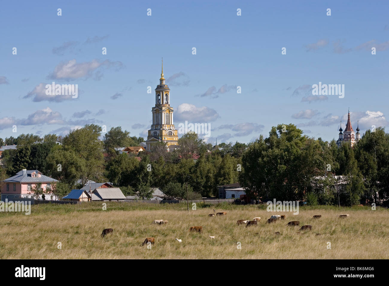 La Russia,anello d'Oro ,Suzdal,Convento della Deposizione della Veste ,fondata nel 1207 Foto Stock