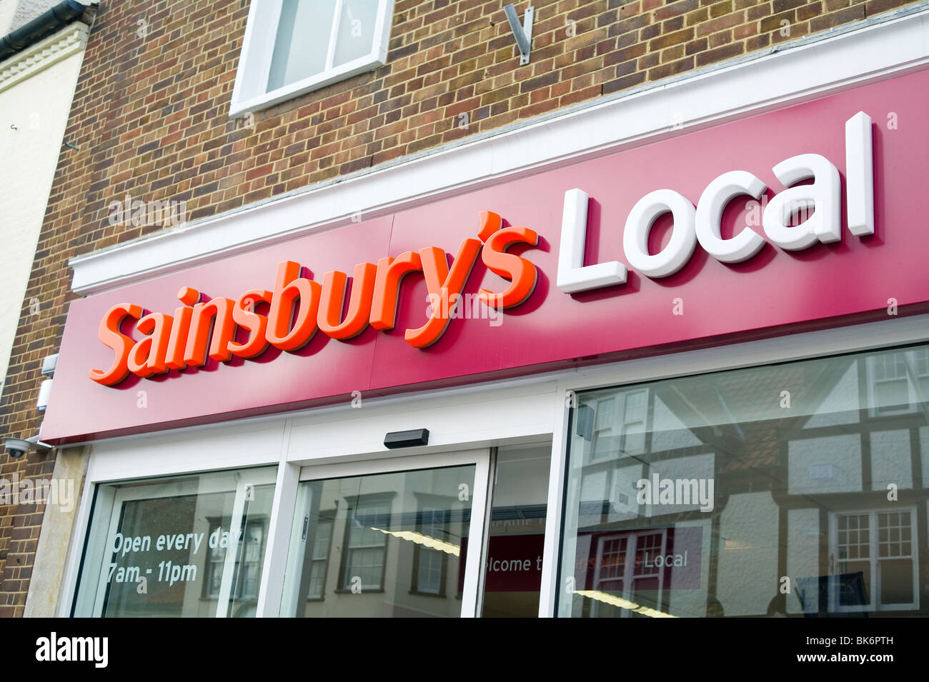 Sainsbury's negozio locale in Sheringham Norfolk Foto Stock