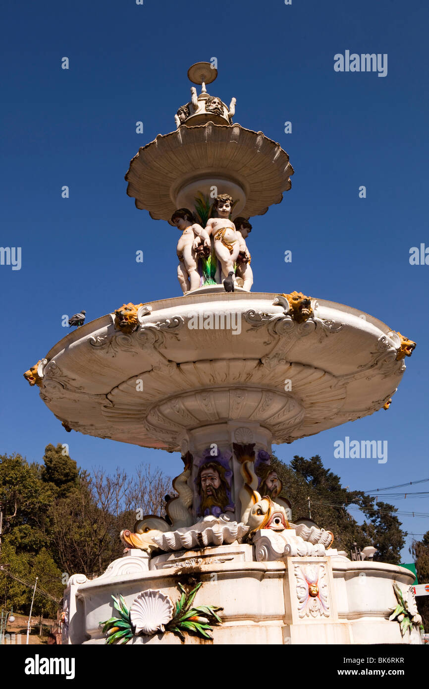 India, nello Stato del Tamil Nadu, Udhagamandalam (Ooty), William Patrick Adam, governatore di Madras fontana commemorativa Foto Stock
