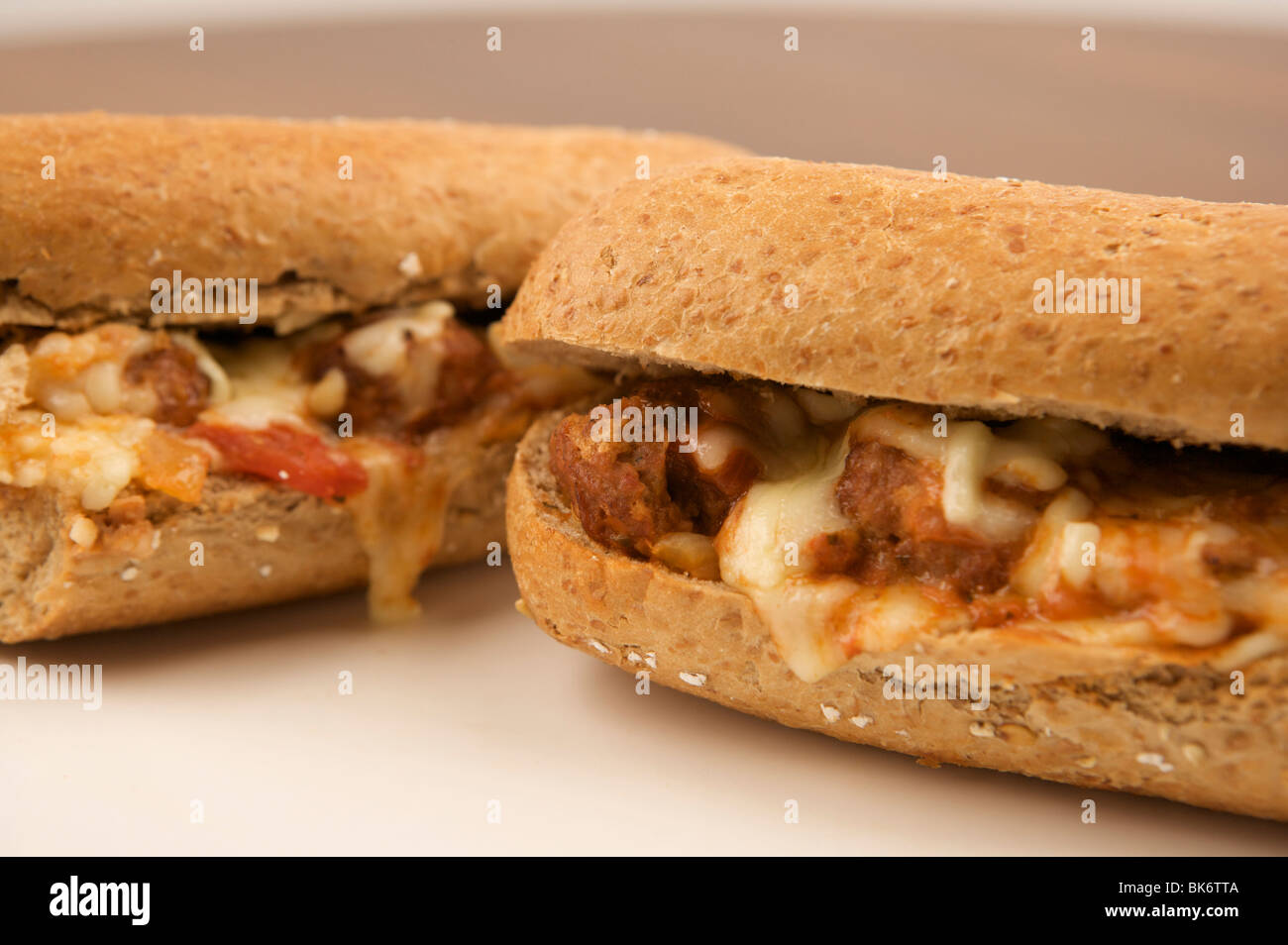 Sandwich di polpette Foto Stock