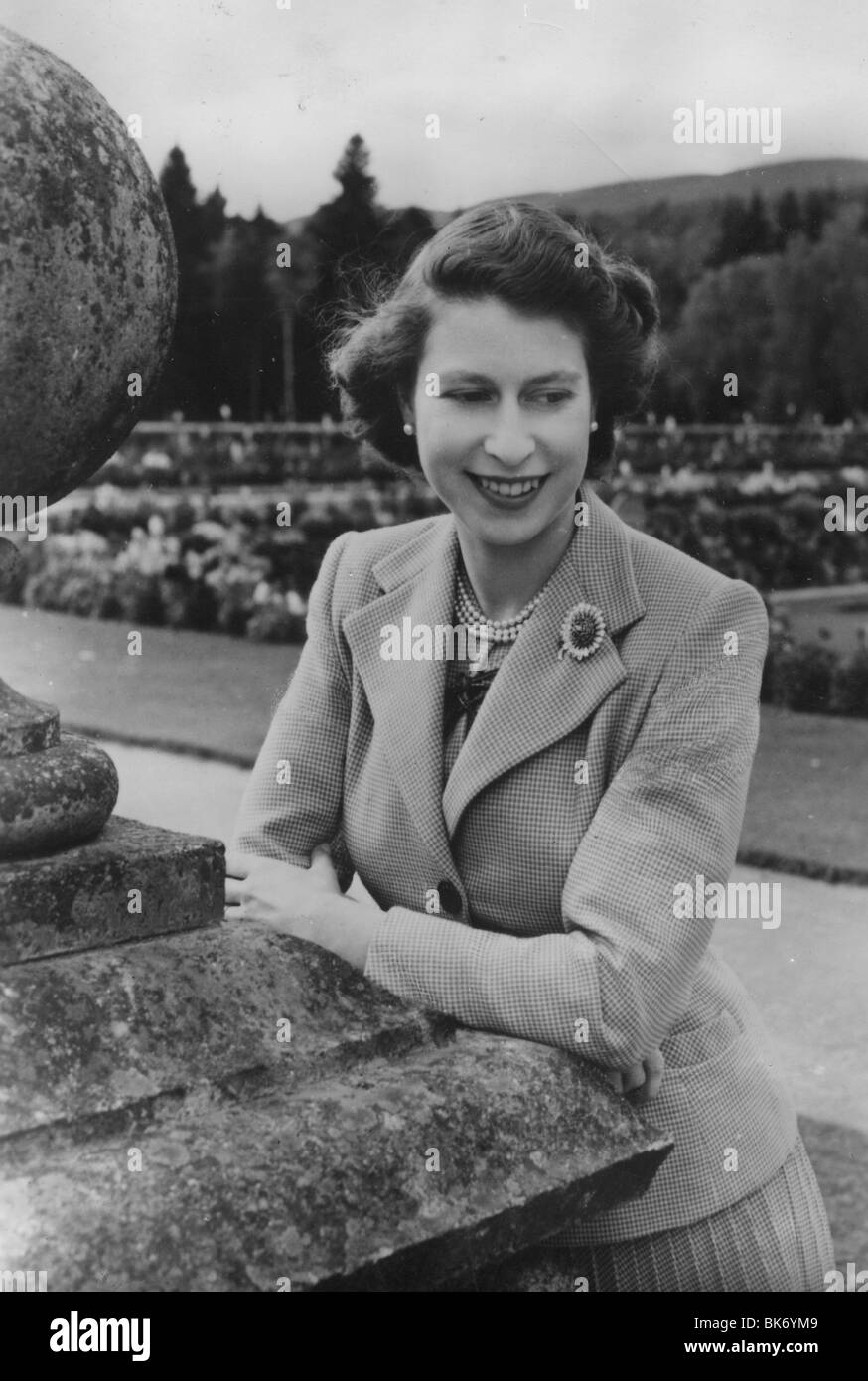 La Regina Elisabetta II nel 1949 Foto Stock