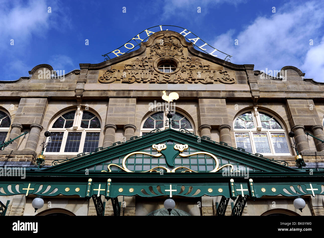 Il Centro internazionale di conferenze e Royal Hall in Harrogate Yorkshire Regno Unito Foto Stock