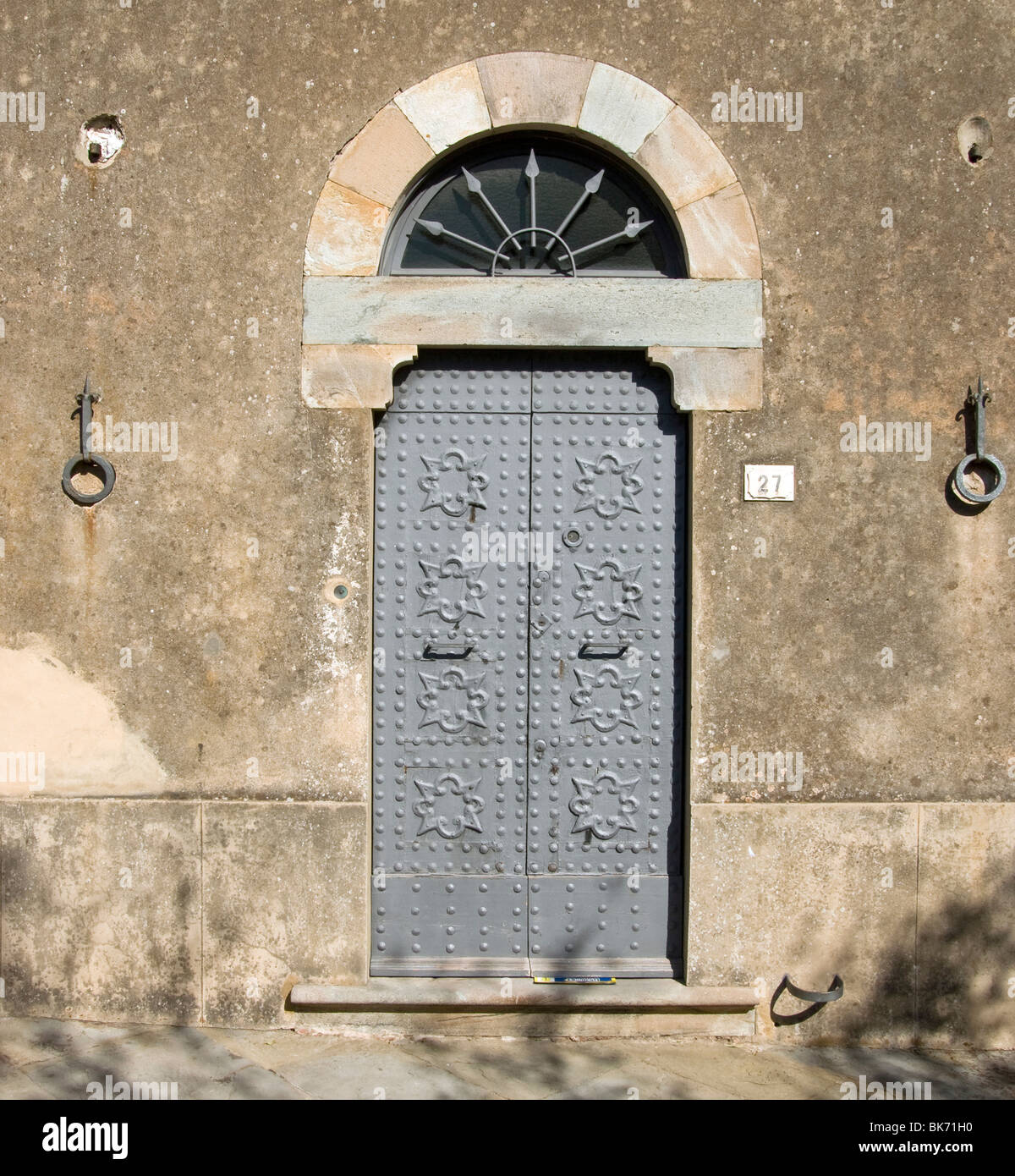 Populonia alta Toscana porta Foto Stock