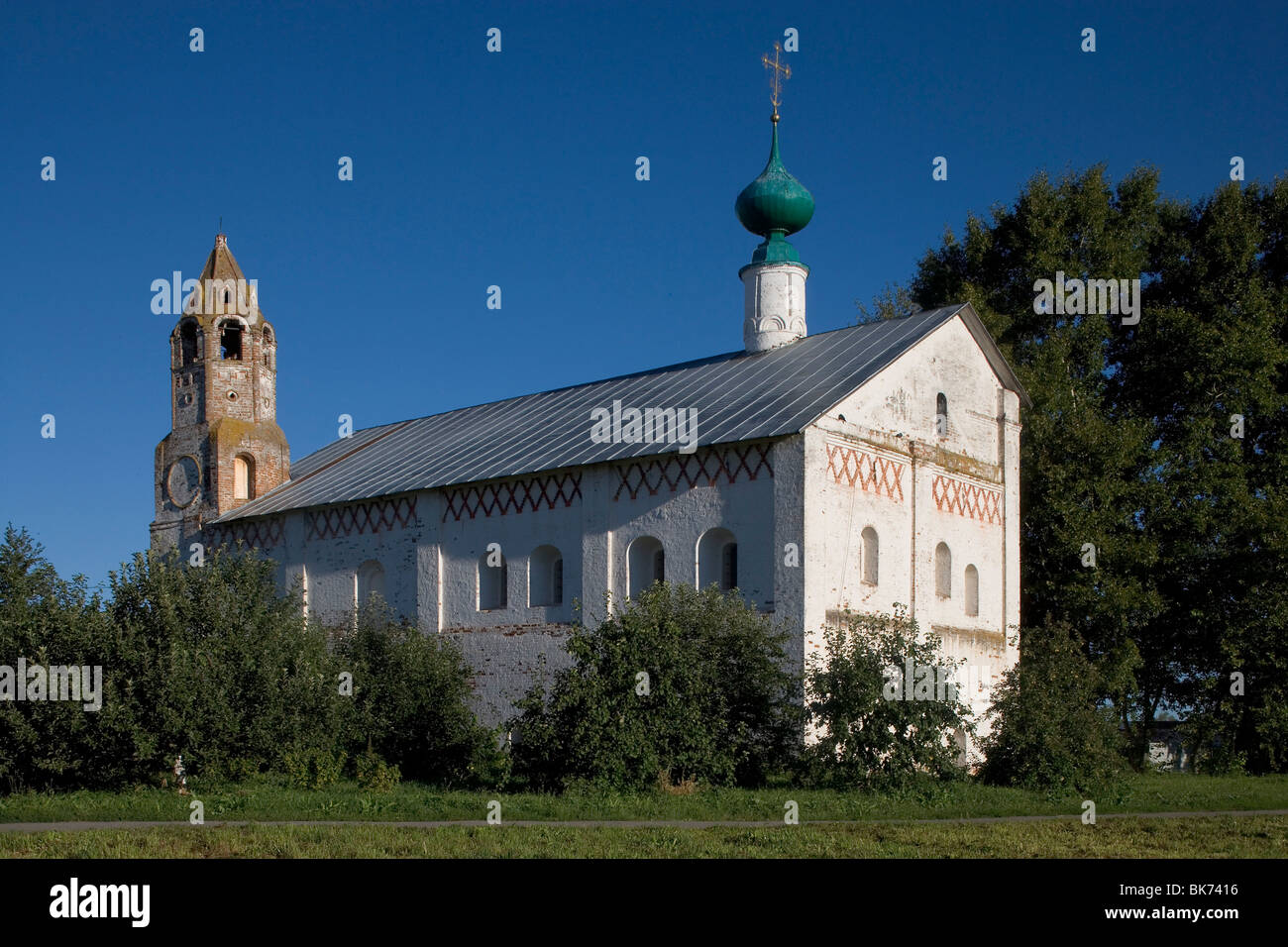 La Russia,anello d'Oro ,Suzdal,Convento di intercessione,fondata nel 1364 Foto Stock