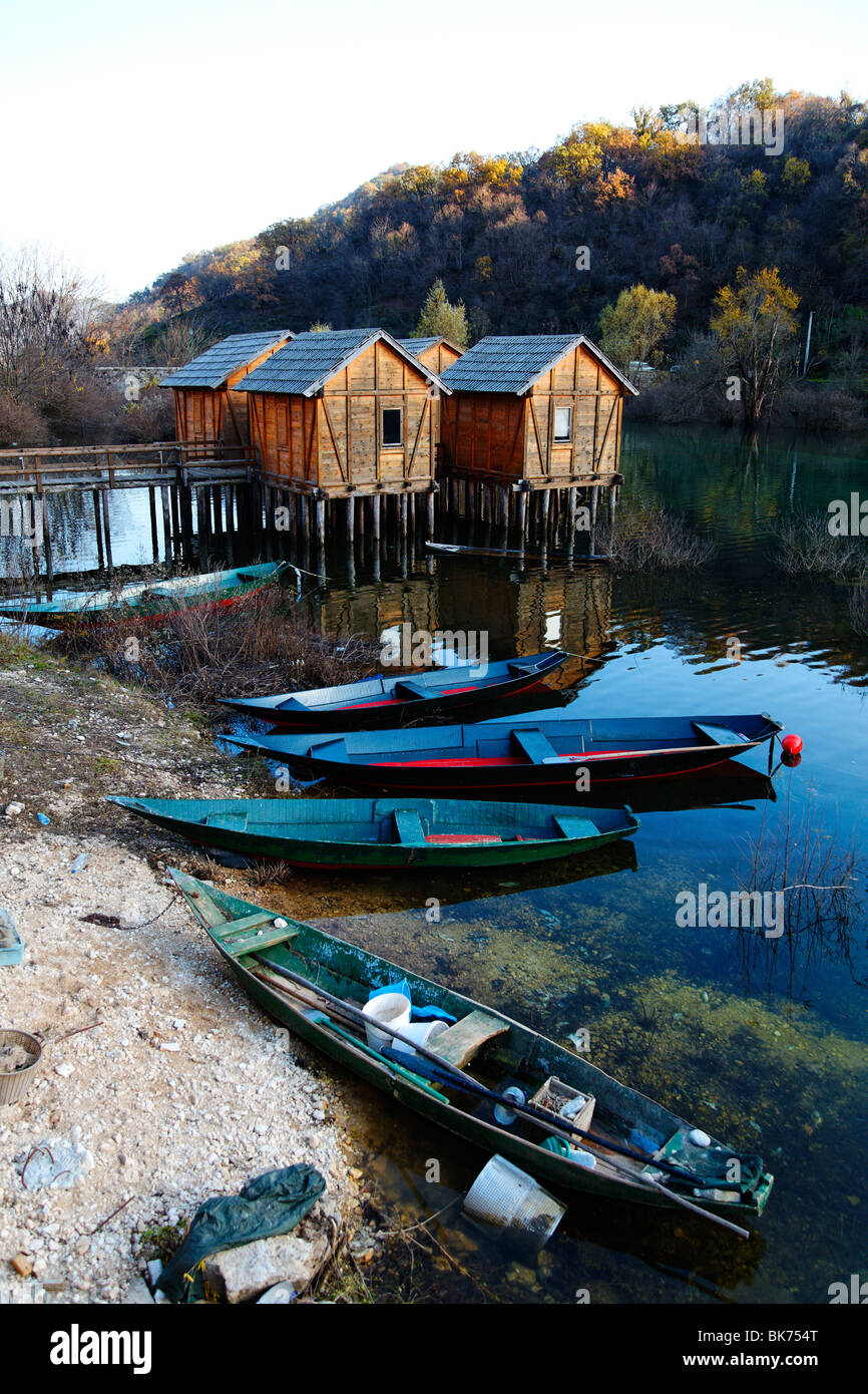 Rijeka Crnojevica, Scutari, Montenegro Foto Stock