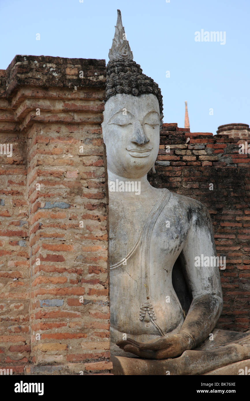 Wat Mahathat al Sukhothai, Thailandia Foto Stock