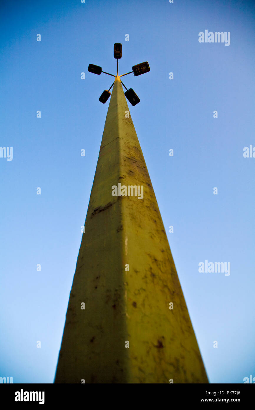 La Strada Vecchia Europa della lampada Foto Stock