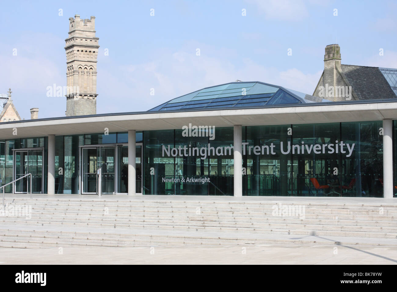 Nottingham Trent University, Nottingham, Inghilterra, Regno Unito Foto Stock