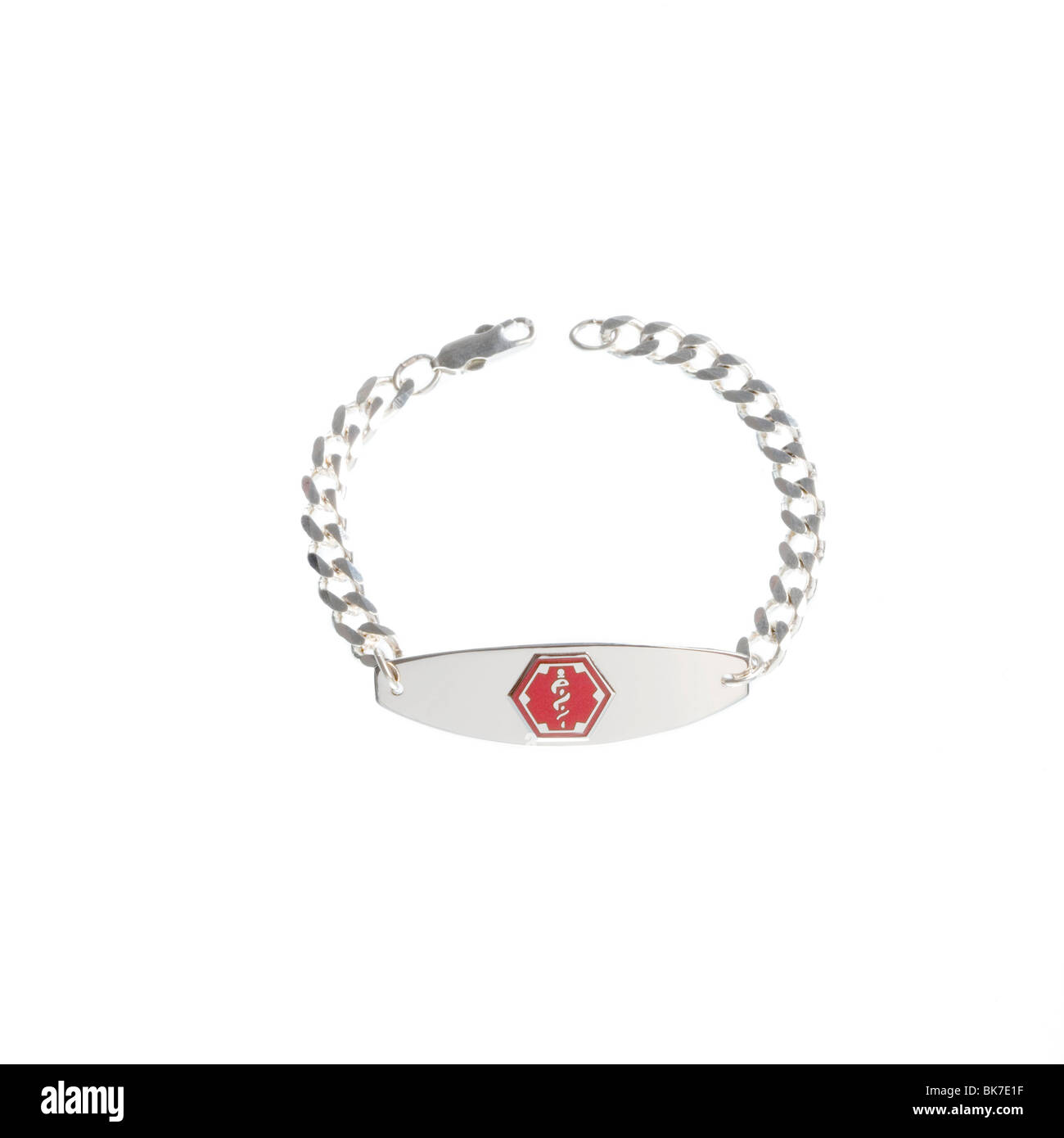Medico braccialetto di identità Foto Stock
