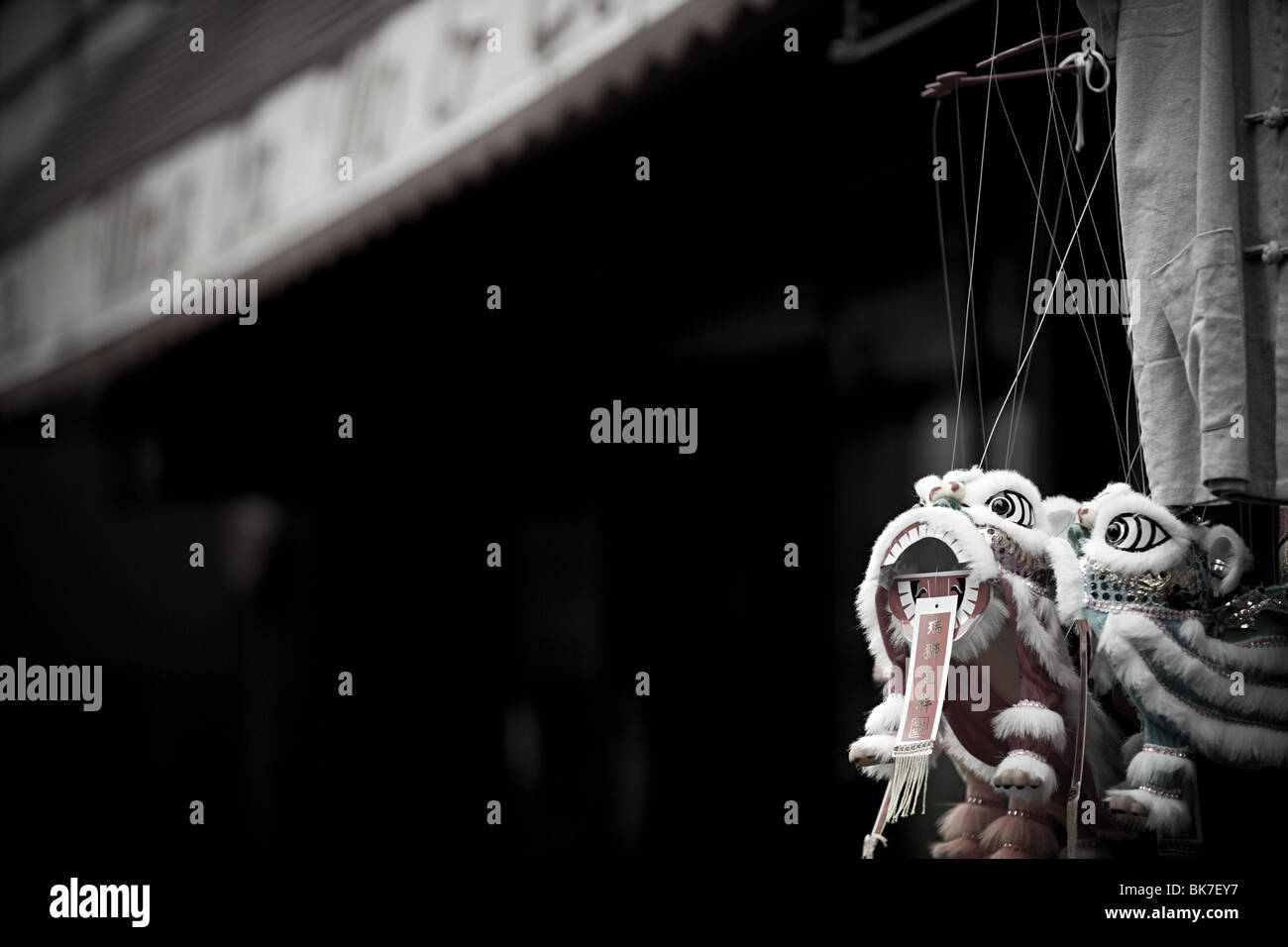 Drago Cinese in China town new york Foto Stock