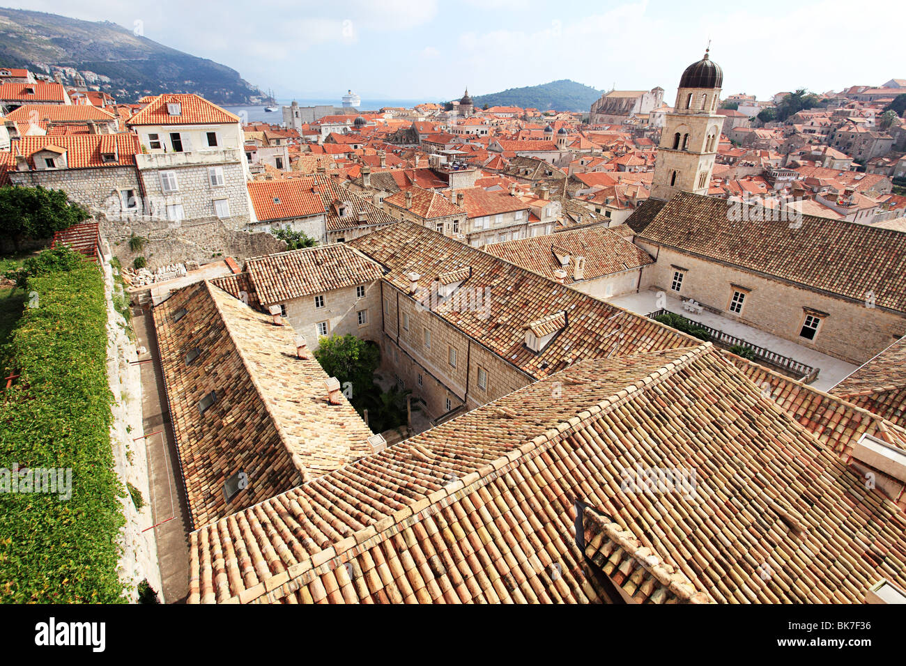 Il monastero e gli edifici in Dubrovnik Foto Stock