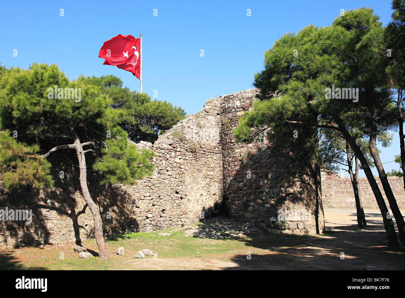 Fortezza di Kadifekale izmir, Turchia Foto Stock