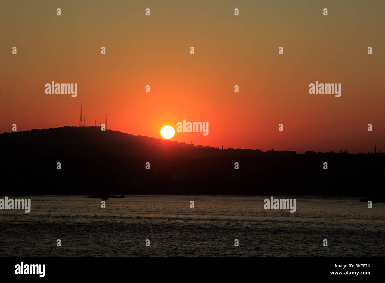 Sunrise in Istanbul TURCHIA Foto Stock