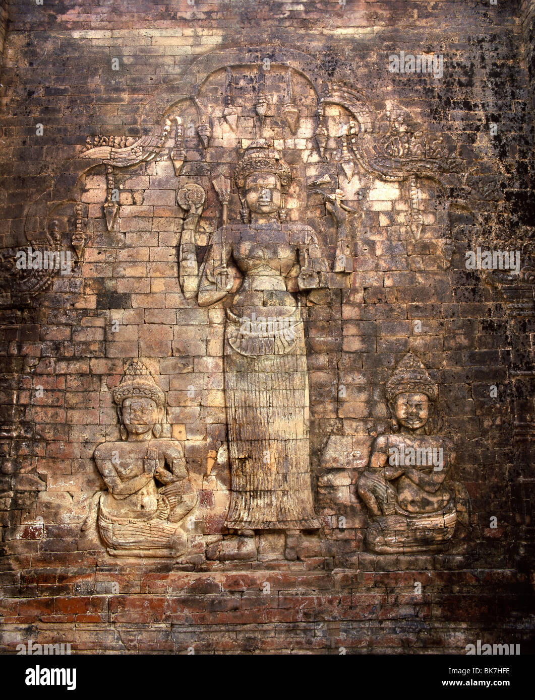 Prasat Kravan, risalente all'inizio del decimo secolo, Angkor, Sito Patrimonio Mondiale dell'UNESCO, Cambogia, Indocina, Asia sud-orientale, Asia Foto Stock