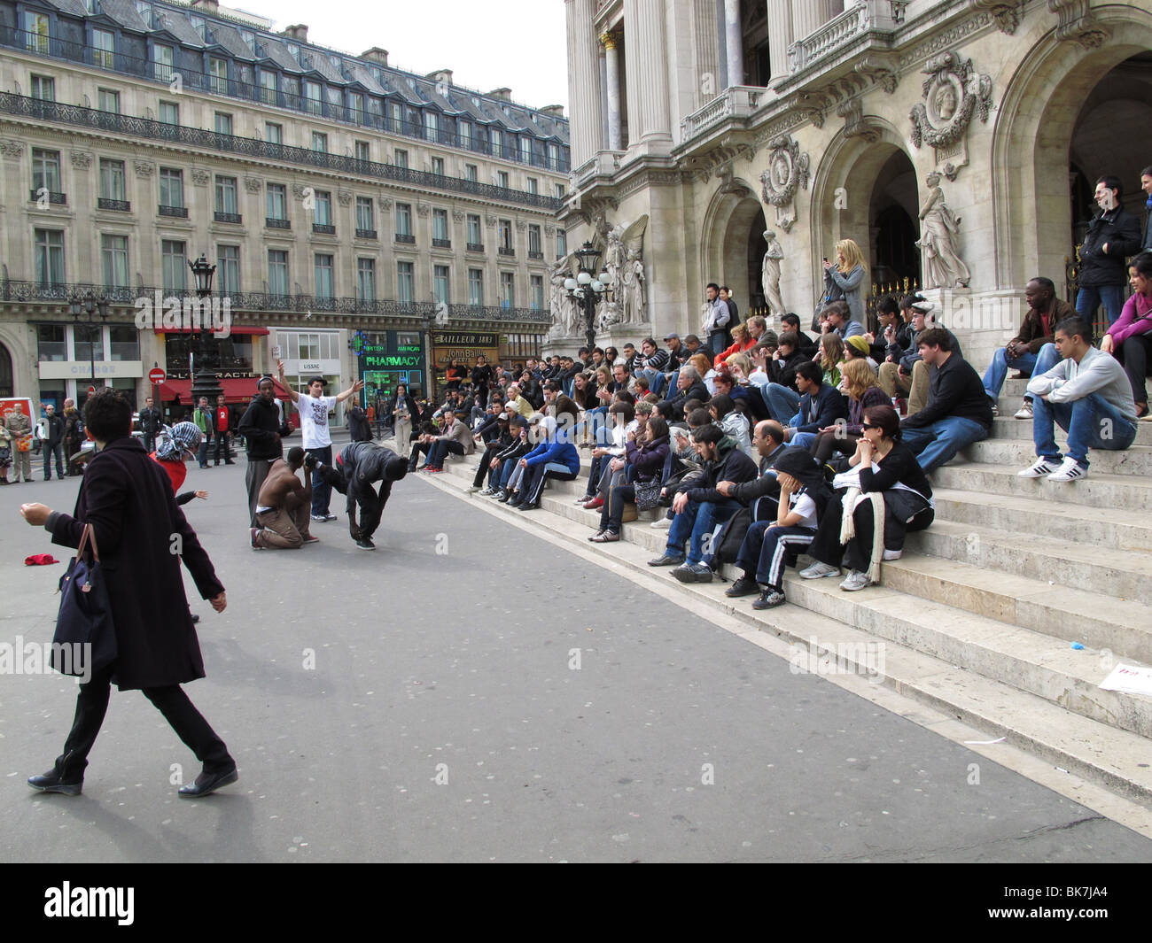 Francia Paris Palais Garnier noto anche come l'Opéra de Paris o Opéra Garnier ma più comunemente come l'Opera di Parigi Foto Stock