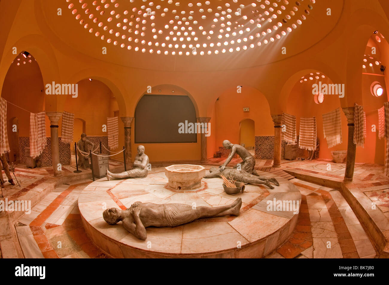 Hammam Al-Basha bath house, Akko, Israele, Medio Oriente Foto Stock