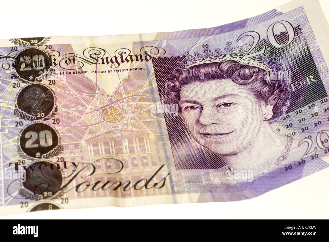 Venti Pound nota Foto Stock