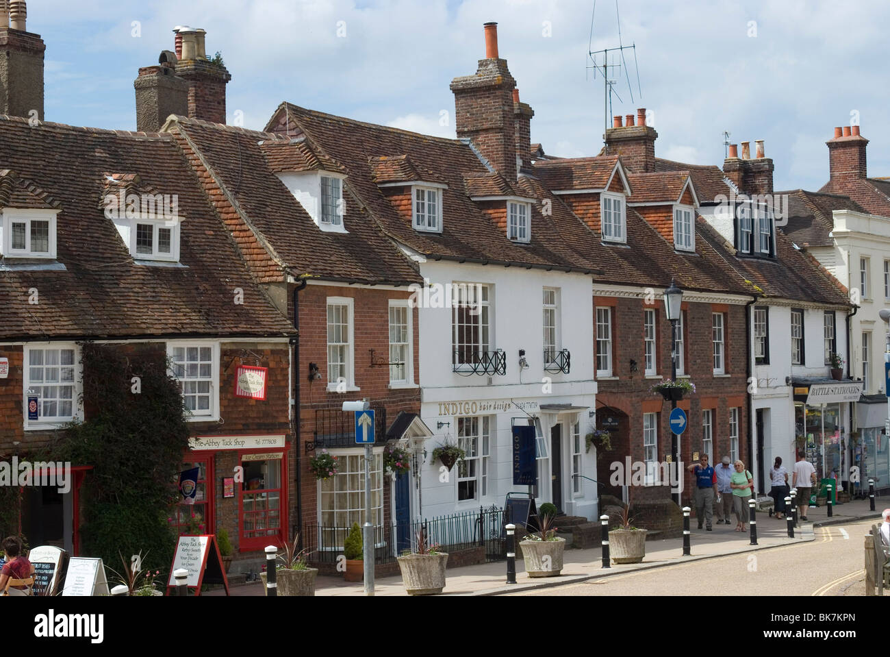 High Street, battaglia, Sussex, England, Regno Unito, Europa Foto Stock