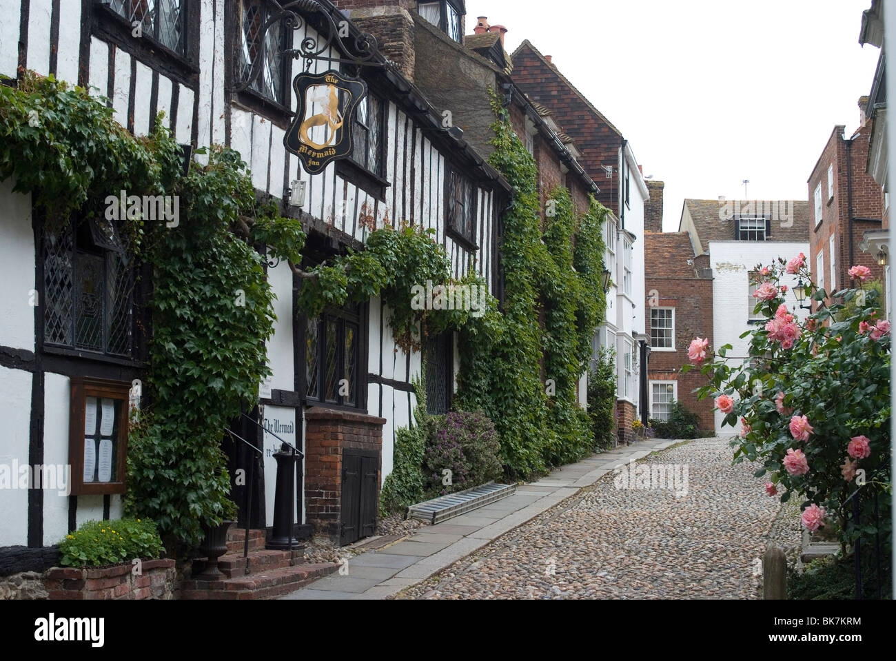 Mermaid Inn, Mermaid Street, segala, Sussex England, Regno Unito, Europa Foto Stock