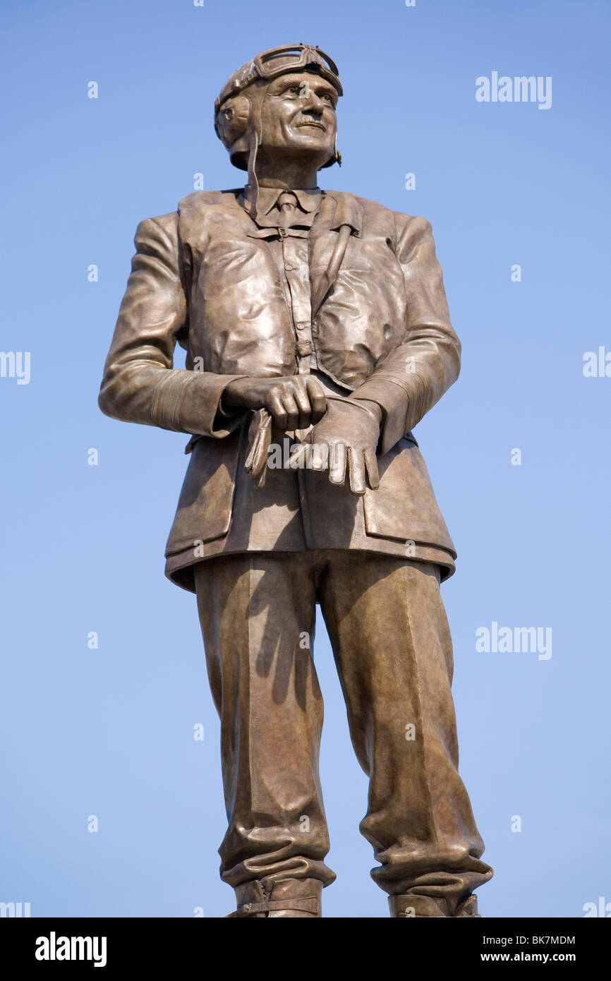 Inghilterra Londra Sir Keith Park statua, Trafalgar Square Foto Stock