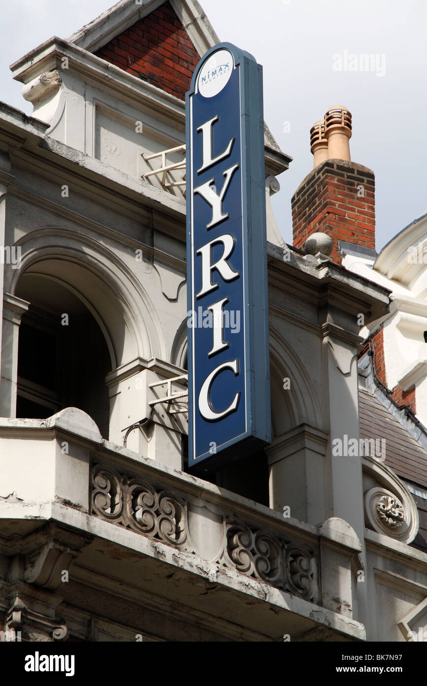 Il teatro lirico nel West End di Londra Foto Stock