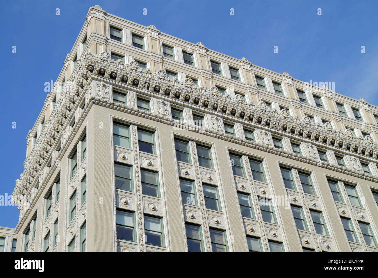 Washington DC, 15th Avenue NW, edificio meridionale, architettura Beaux Arts, 1910, architetto Daniel Burnham, design ornamentale, DC100220059 Foto Stock