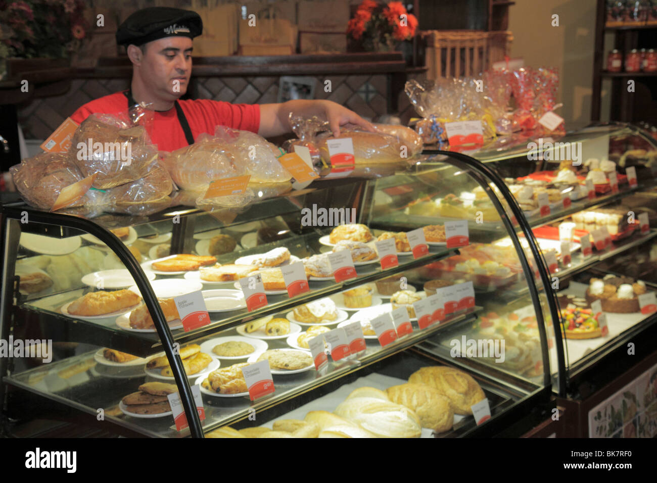 Alexandria Virginia, Old Town, King Street, la Madeleine Country French Cafe, ristorante ristoranti cibo mangiare fuori caffè bistrot, servizio, cuis Foto Stock