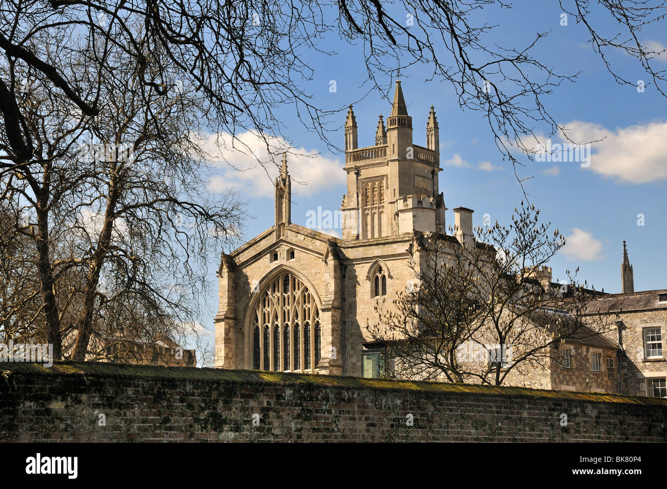 Winchester College della scuola pubblica di Gran Bretagna Foto Stock