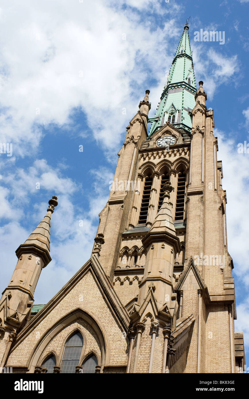 Dettaglio della Chiesa Cattedrale di San Giacomo. Diocesi di Toronto. Foto Stock