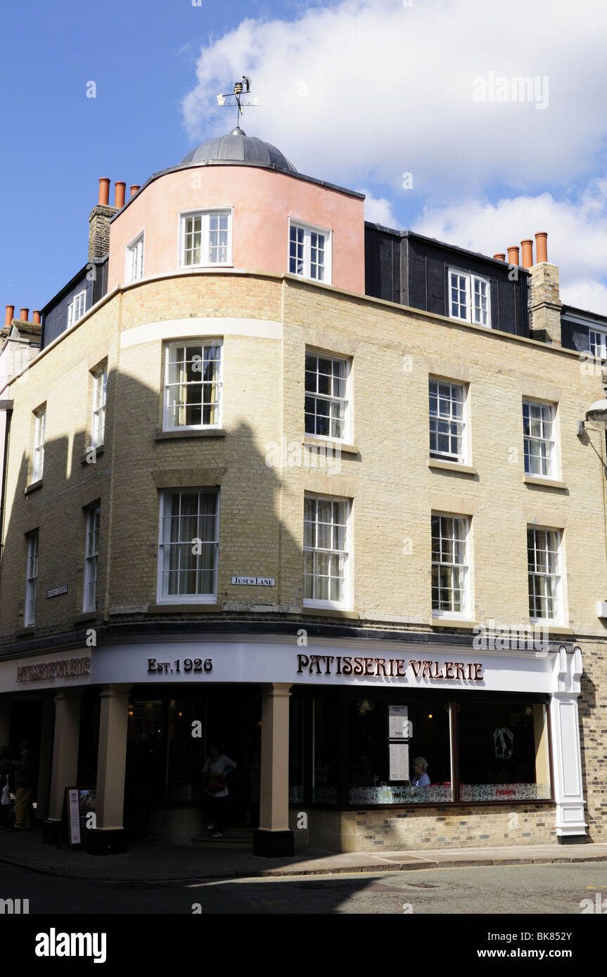 Patisserie Valerie, Gesù Lane, Cambridge, Inghilterra, Regno Unito Foto Stock