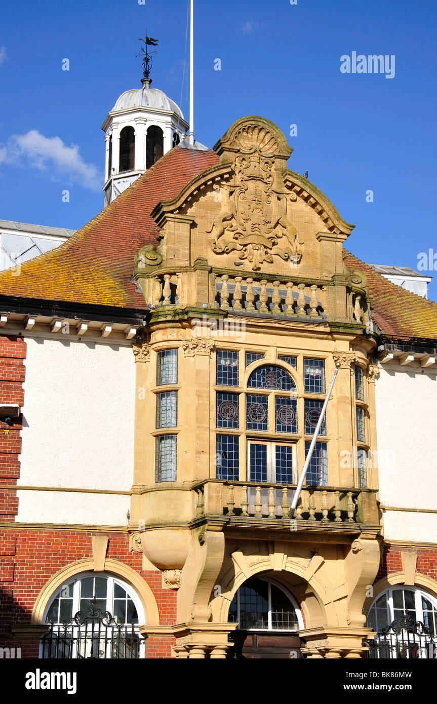 Town Hall High Street, Marlborough, Wiltshire, Inghilterra, Regno Unito Foto Stock