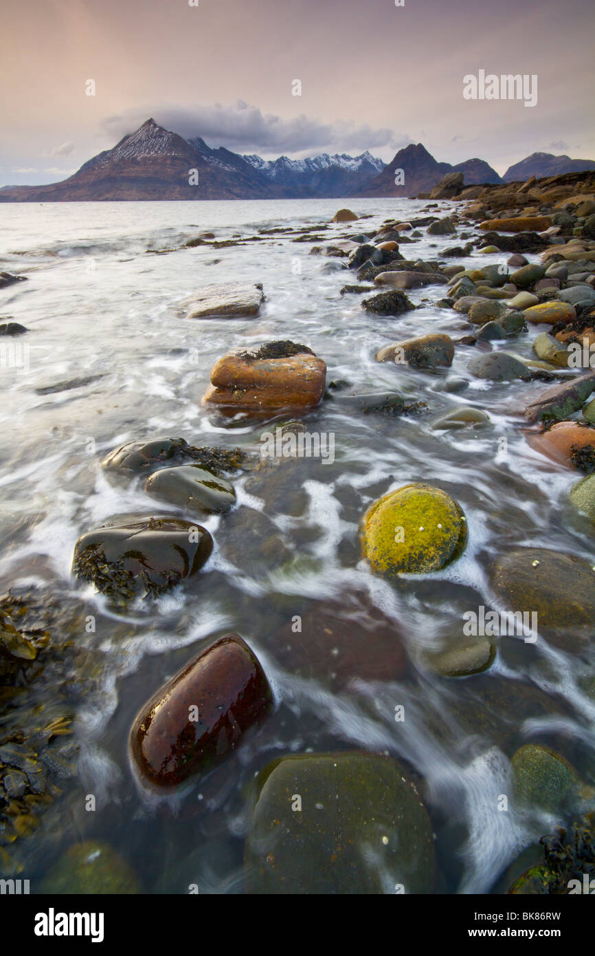 Elgol beach, Skye Foto Stock