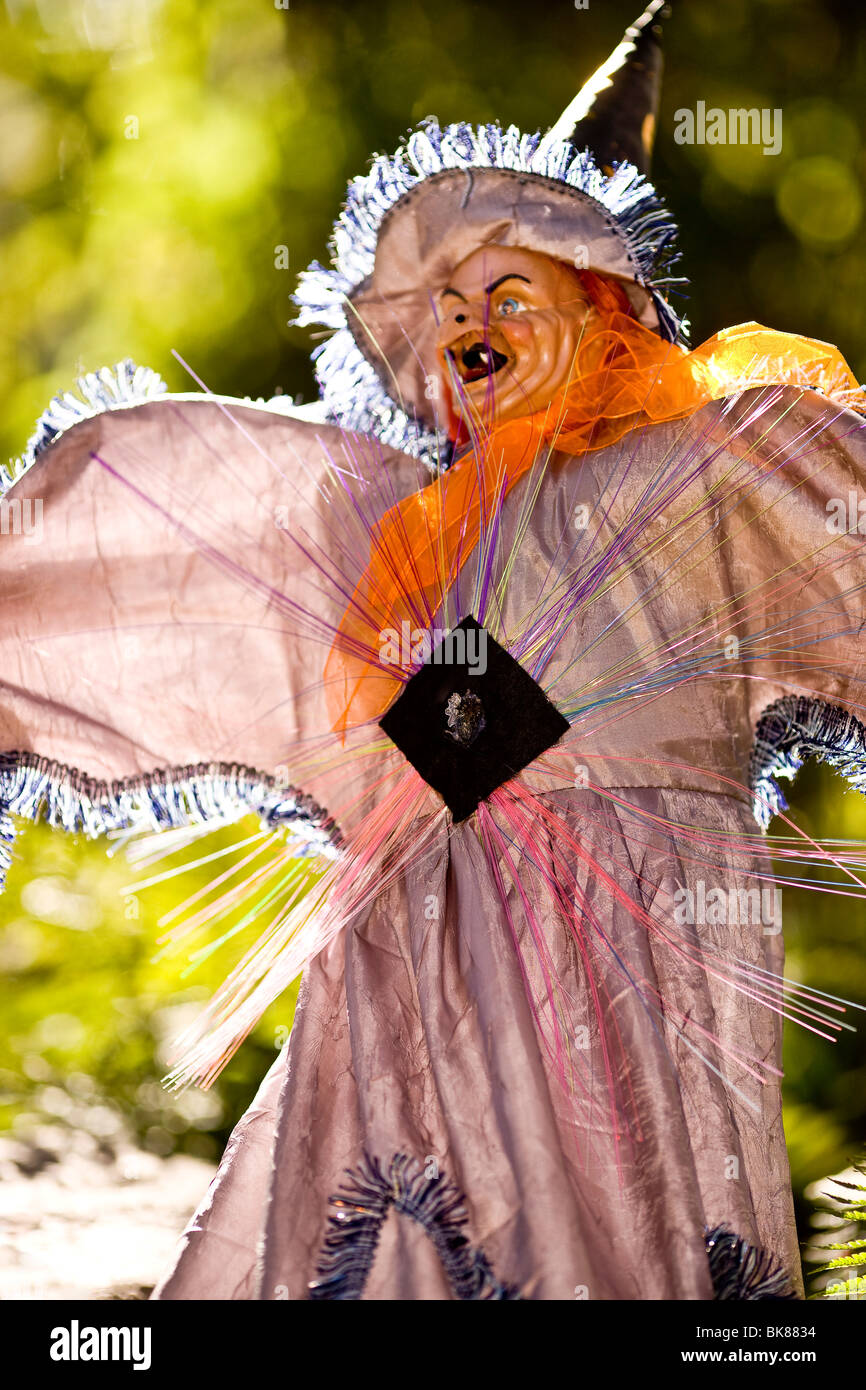 Halloween spaventapasseri in Tivoli, Copenaghen, Danimarca, Europa Foto Stock