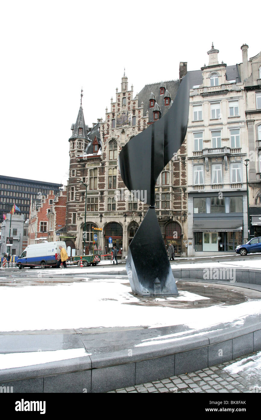 Bruxelles, dettagli della città. Belgio Foto Stock