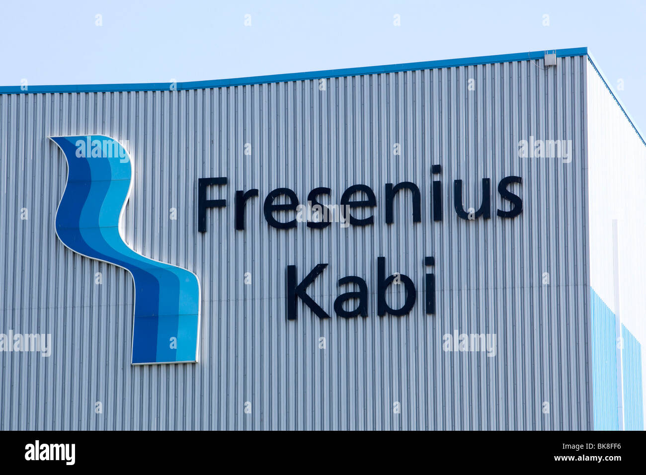 Il sito di produzione di Fresenius Kabi Deutschland GmbH Azienda, parte di Fresenius SE, a Friedberg, Hesse, Germania, Europa Foto Stock