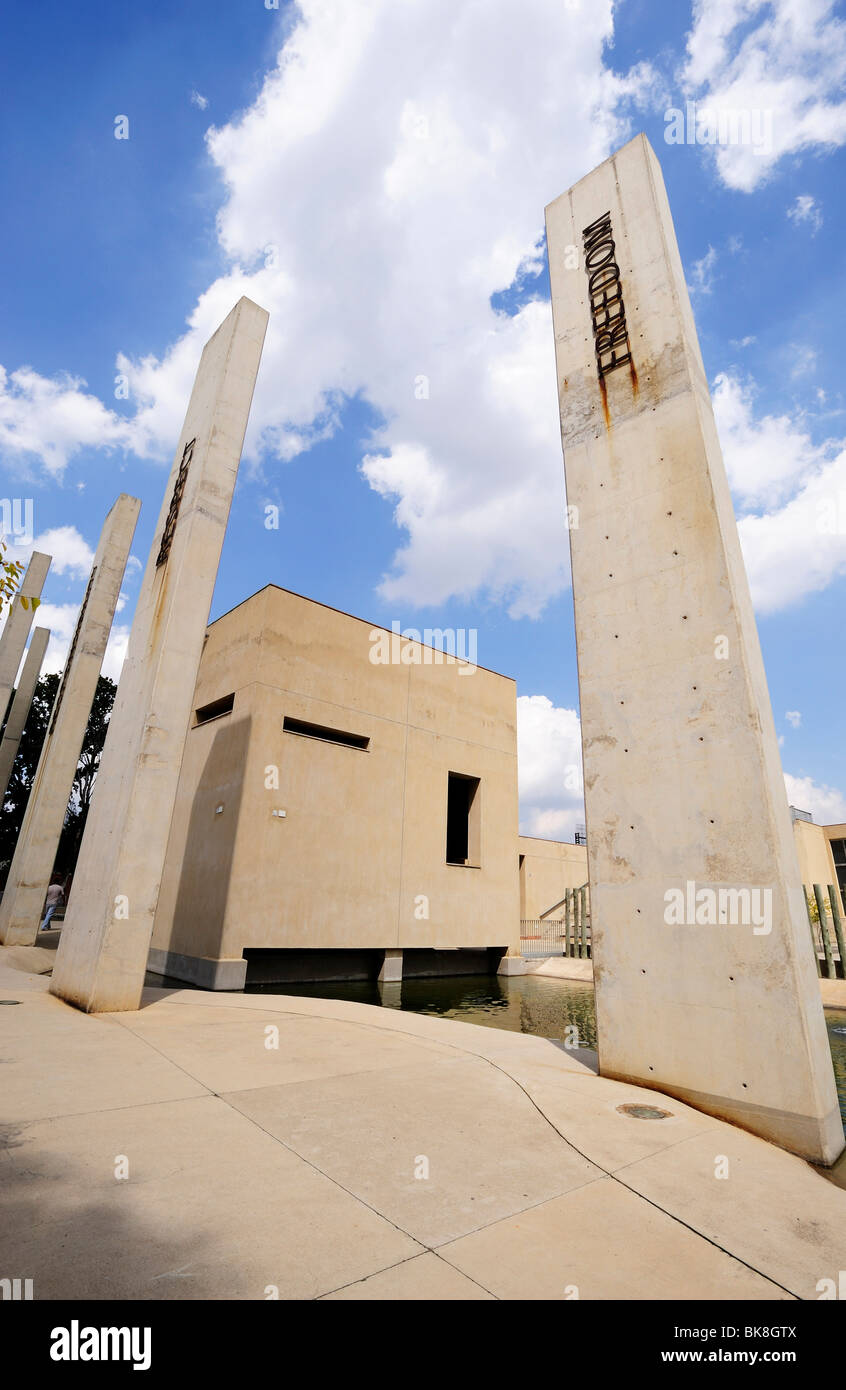 L Apartheid Museum di Johannesburg, Sud Africa Foto Stock