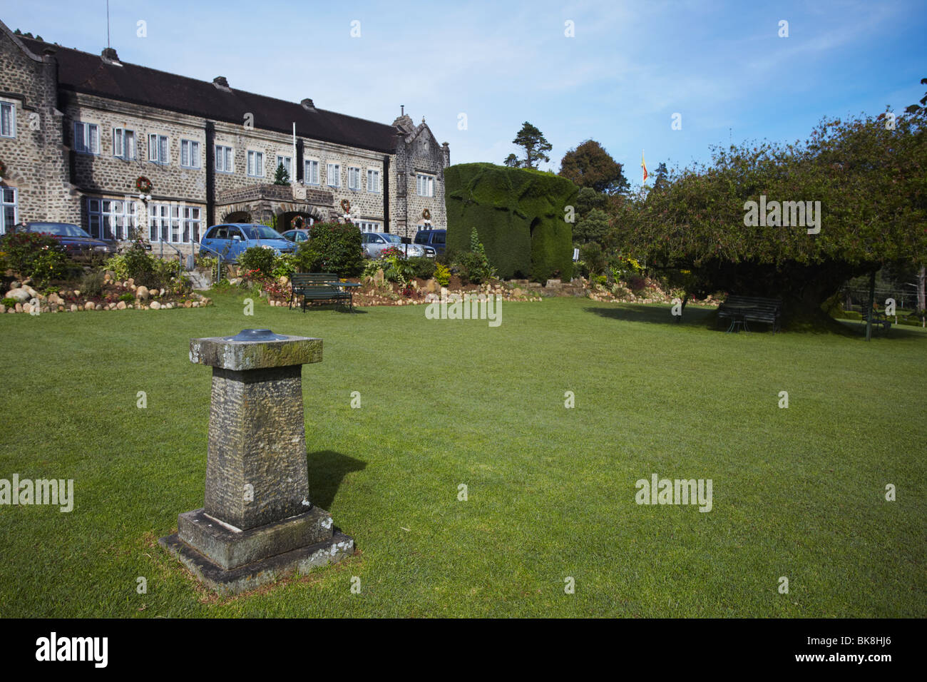 Giardino della Hill Club, Nuwara Eliya, Sri Lanka Foto Stock