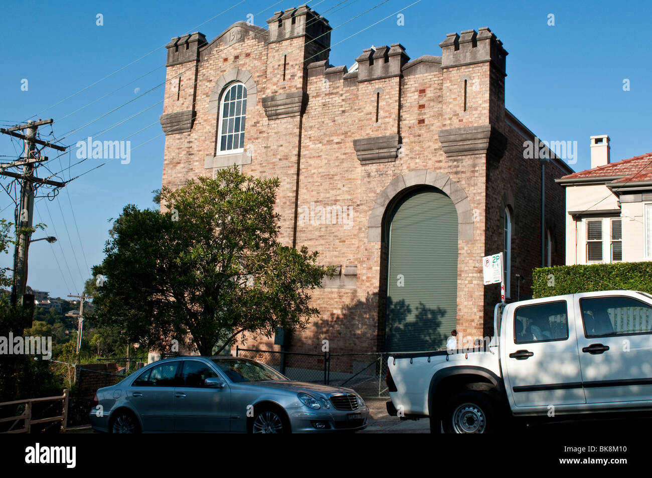 Luce elettrica stazione secondaria, Cammeray, Sydney, Australia Foto Stock