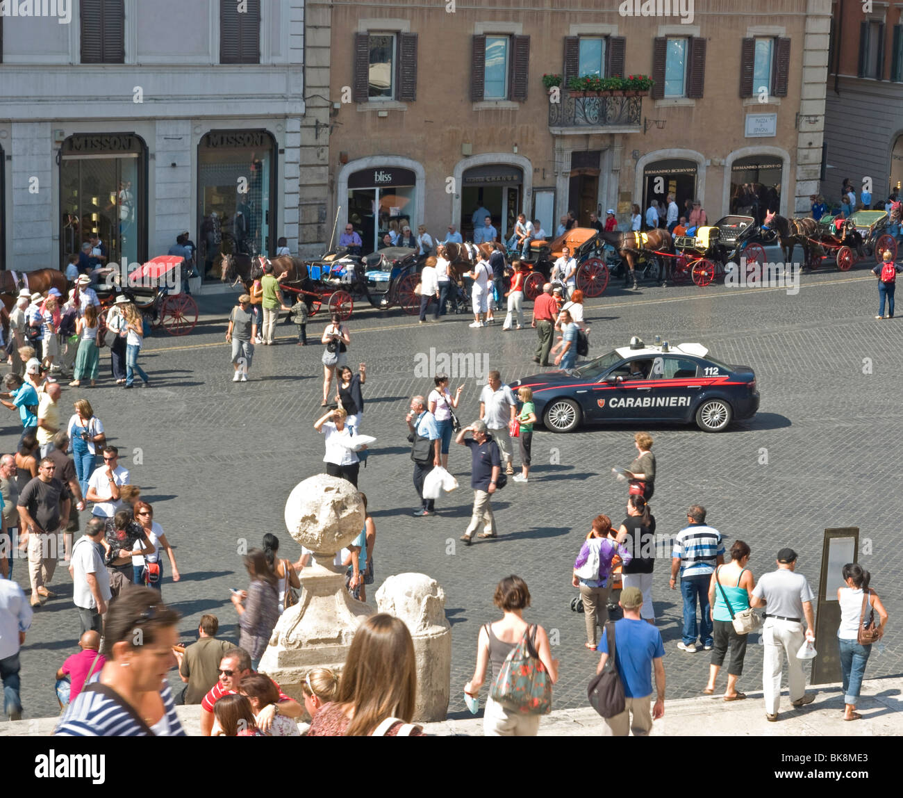 Piazza di Spagna Roma Foto Stock