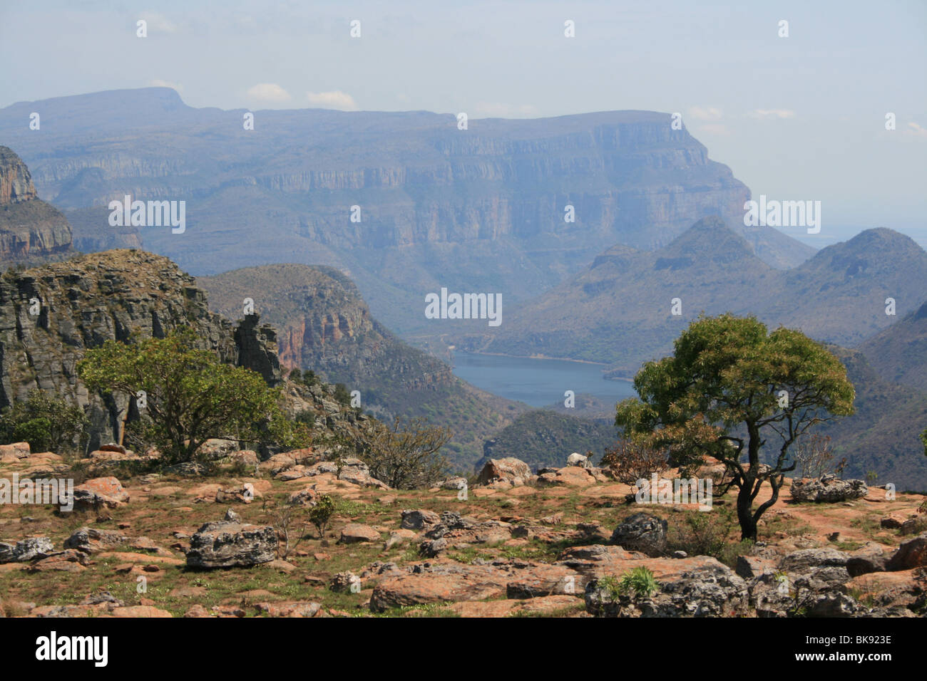 Sud Africa : sulla strada per le Cascate del Fiume Blyde Canyon Foto Stock