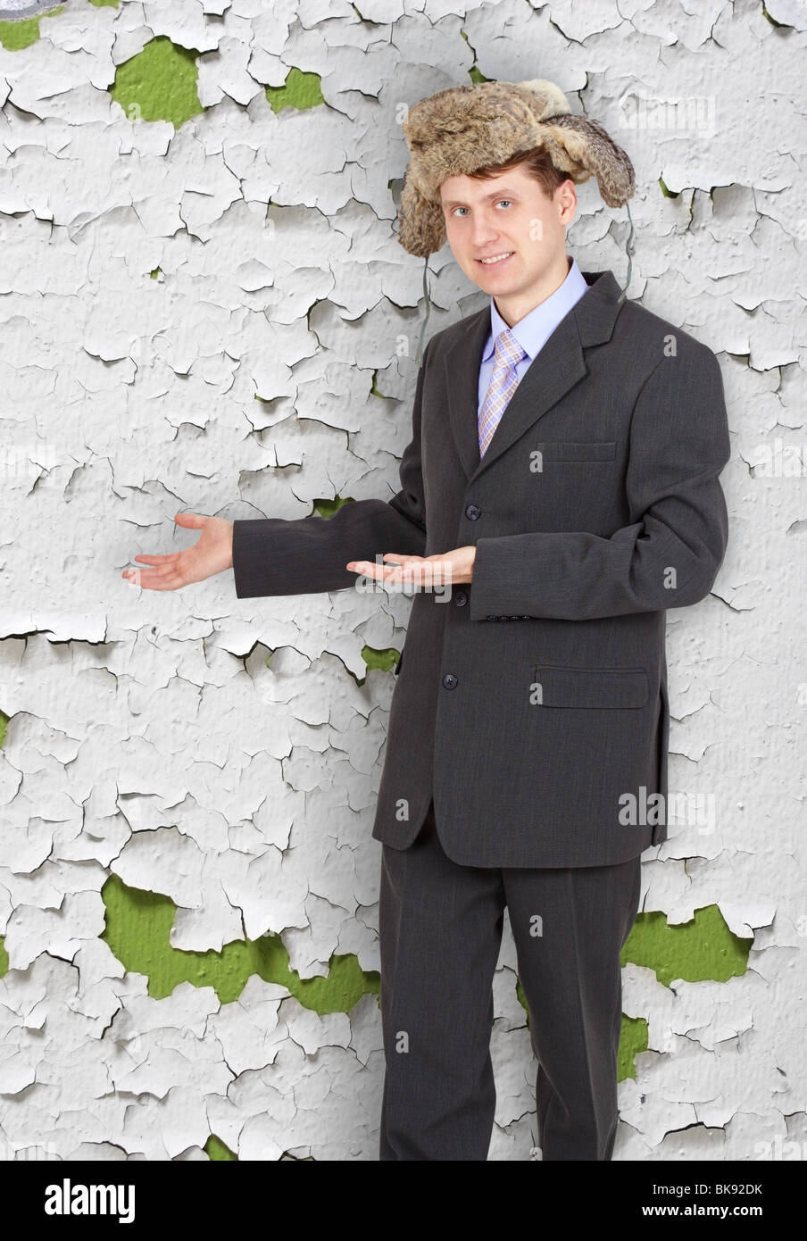 Imprenditore russo vi invita a un brutto affare Foto Stock