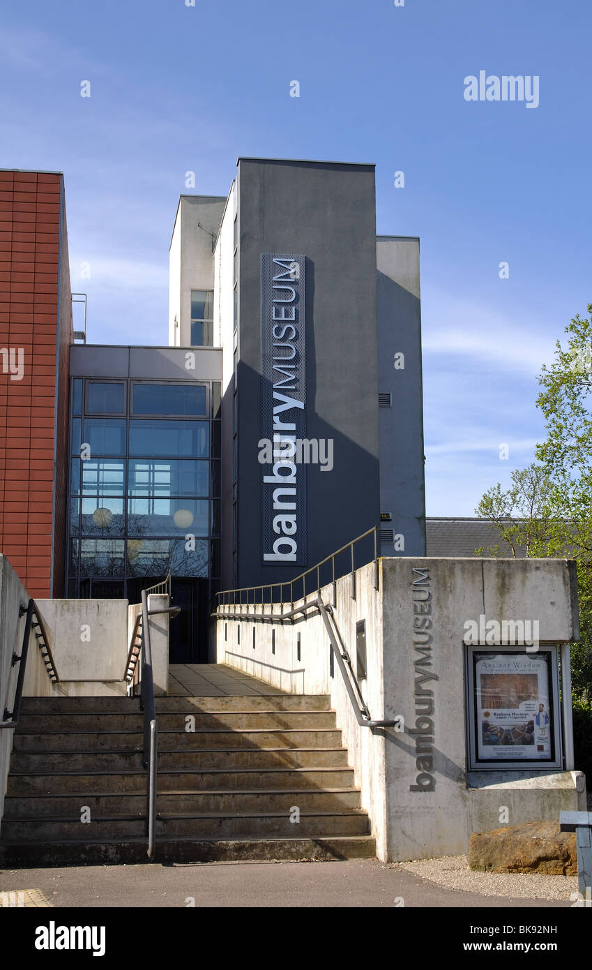 Museo di Banbury, Oxfordshire, England, Regno Unito Foto Stock