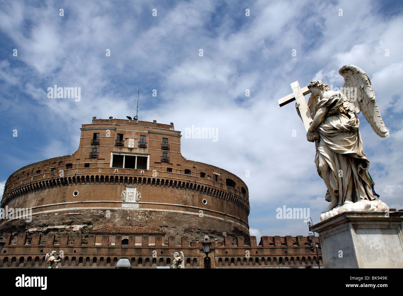 Castel Sant'Angelo a Roma Foto Stock