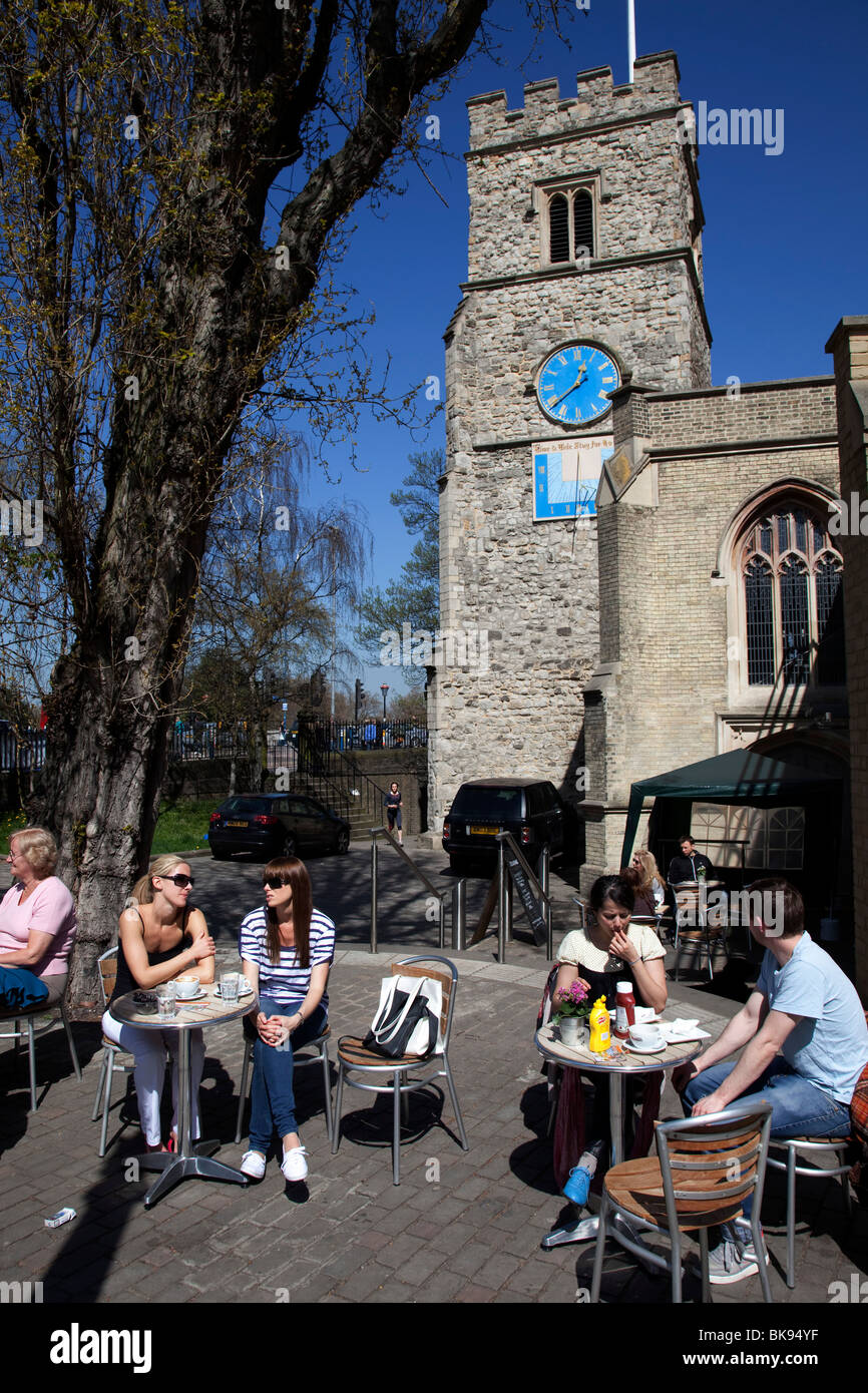 Chiesa di Santa Maria, Putney High Street, Londra. Foto Stock