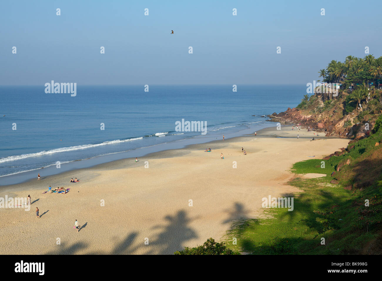 Varkala Beach, Kerala, India. Foto Stock