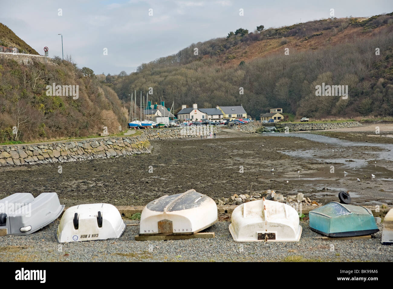 Solva estuario in pembrokeshire west wales Foto Stock