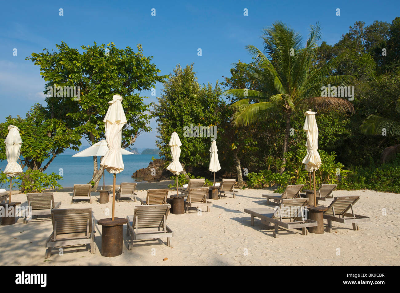 Hotel di lusso, Evason Six Senses Hideaway, Yao Noi isola vicino all'Isola di Phuket, Phang Nga Bay, Thailandia, Asia Foto Stock