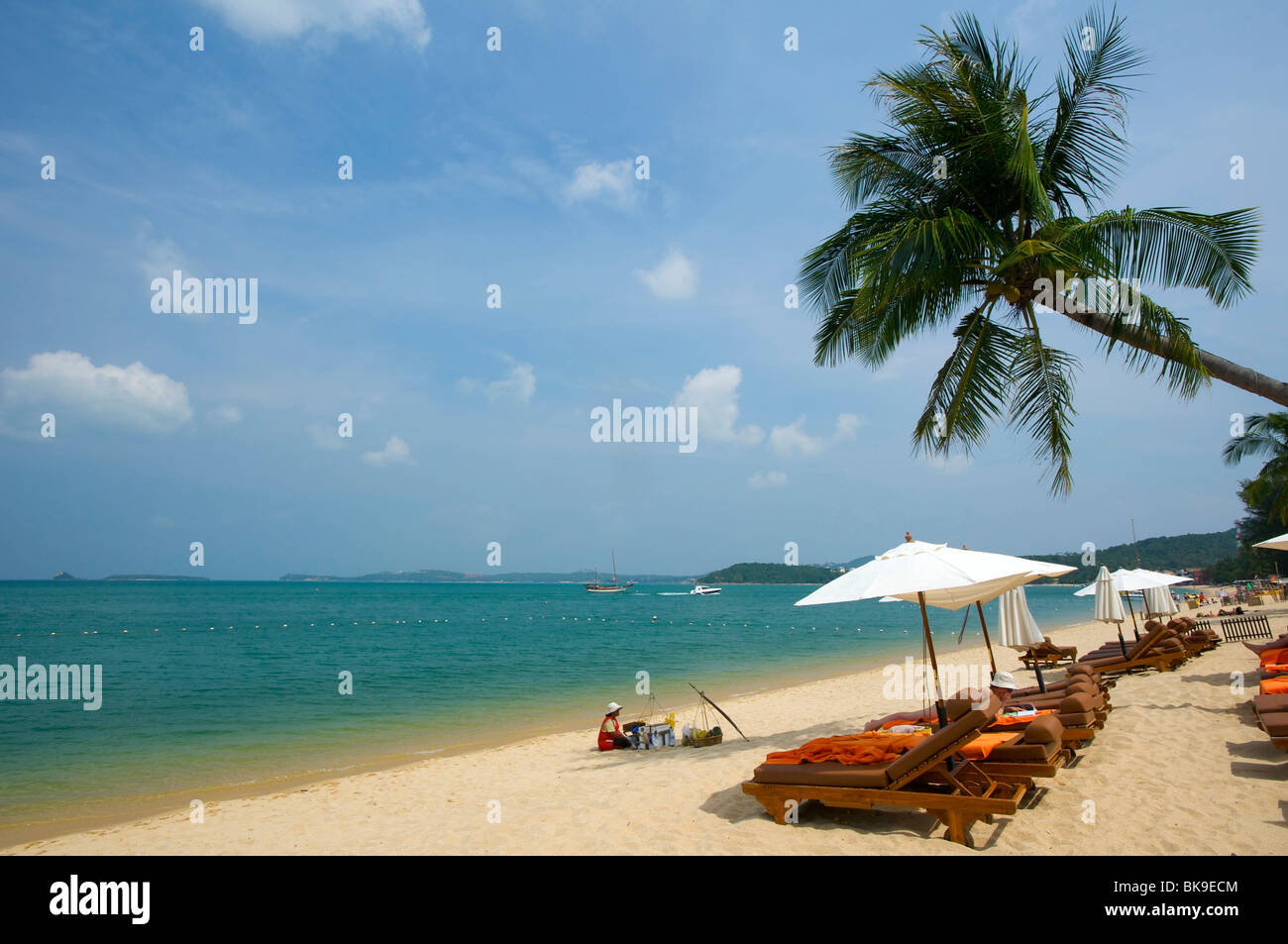 Mae Nam Beach, Ko Samui, Tailandia, Asia Foto Stock