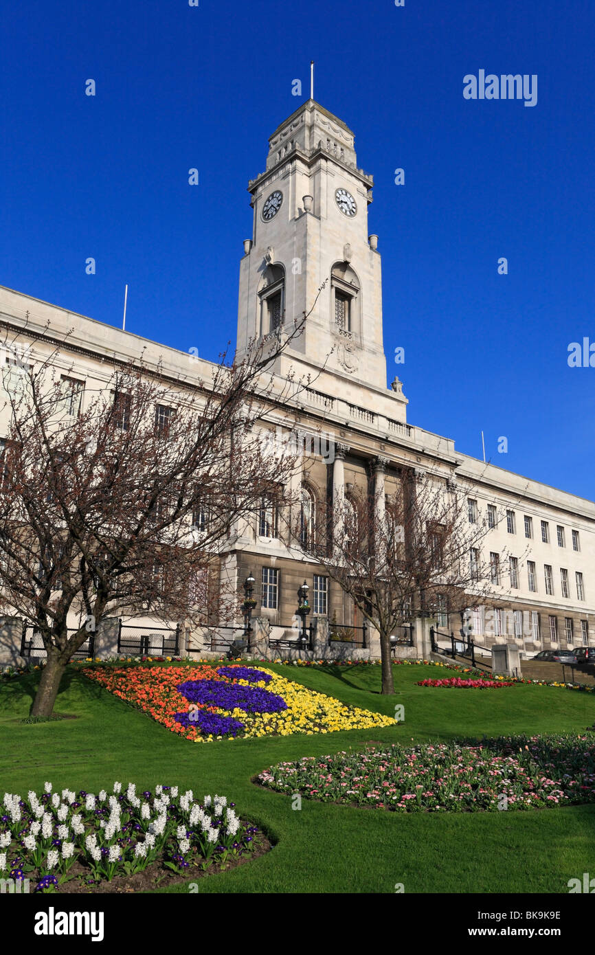 Barnsley Town Hall, Barnsley, South Yorkshire, Inghilterra, Regno Unito. Foto Stock